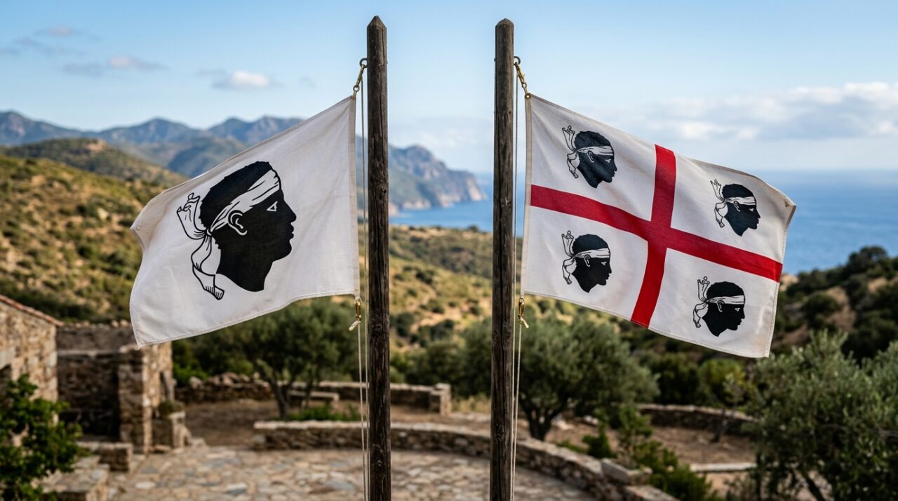 découvrez l'origine et la signification des quatre maures sur les drapeaux de corse et de sardaigne, symboles forts de l'histoire et de l'identité de ces îles méditerranéennes.