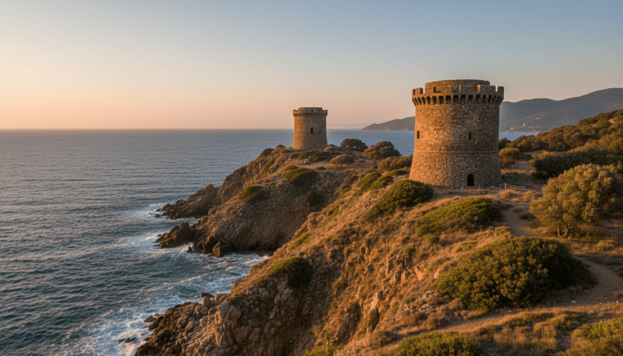 découvrez les tours génoises de corse, ces sentinelles de pierre historiques qui veillent sur les côtes et racontent l'histoire maritime de l'île.